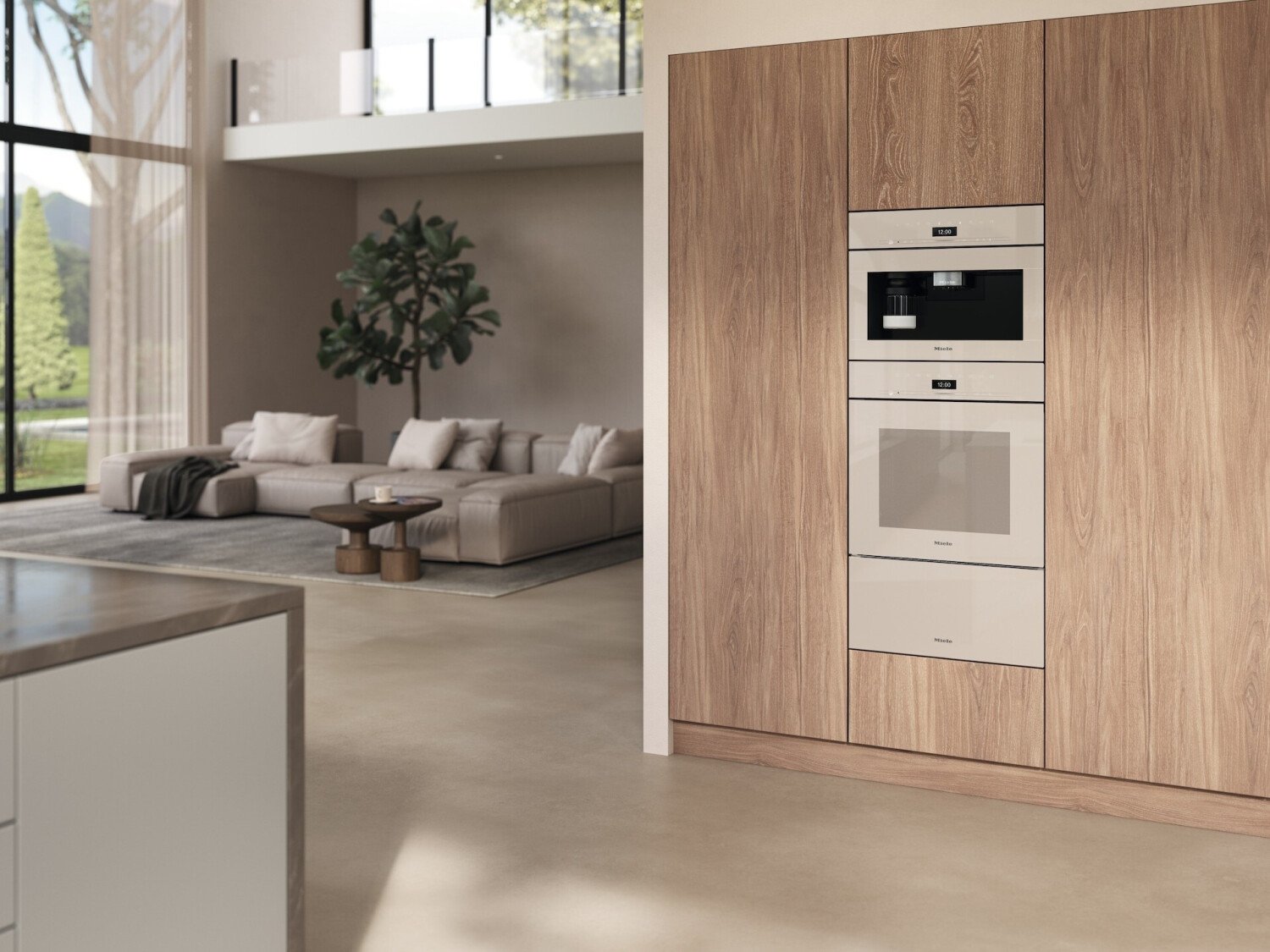 Комби-пароварка с опцией DirectWater Miele DGC 7465 HC Pro бежевый перламутровый
